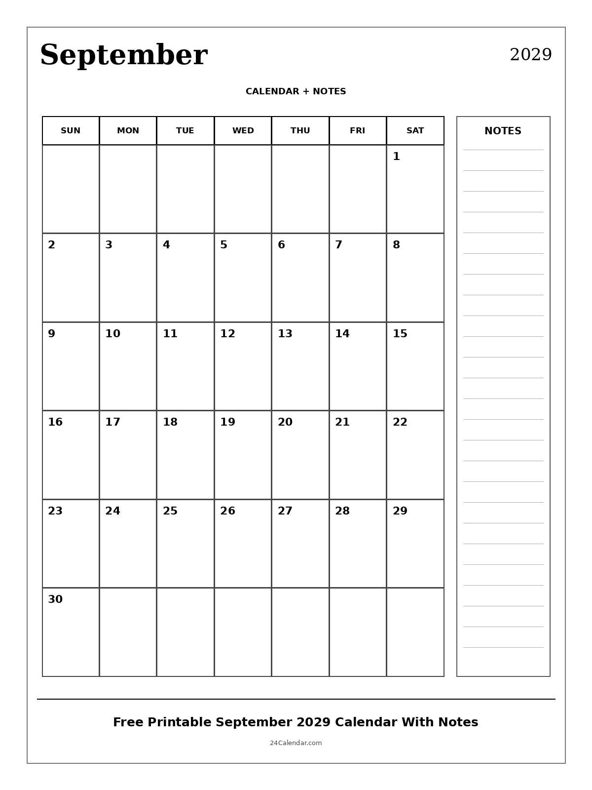 2029–2030 School Calendar